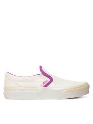 Vans Tenisówki Classic Slip-On VN000D0JWHP1 Écru. Buty sportowe dziewczęce Vans, bez wzorów, z materiału, bez zapięcia. Za 259.99 zł.