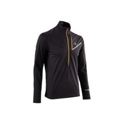 Bluza do biegania softshell męska. Czarne bluzy bez kaptura męskie KALENJI, m, z elastanu. Za 149.99 zł.