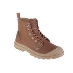Buty do chodzenia męskie Palladium Pampa. Brązowe buty sportowe na co dzień męskie Palladium, z materiału, bez zapięcia, trekkingowe. Za 729.99 zł.