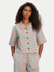Quiksilver Koszula Dad Crop Fit EQWWT03144 Kolorowy Relaxed Fit. Koszule damskie Quiksilver, xs, bez wzorów, z bawełny, bez kołnierzyka, bez ramiączek. Za 149.99 zł.