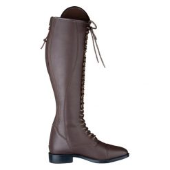Buty do jazdy konnej ELT Portland Polo. Brązowe kalosze damskie ELT, bez wzorów. Za 575.50 zł.