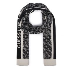 Szalik Guess. Czarne szaliki i kominy damskie Guess, z aplikacjami. Za 234.99 zł.