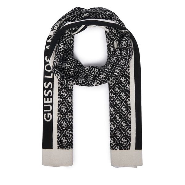 Szalik Guess. Czarne szaliki i kominy damskie Guess, z aplikacjami. Za 234.99 zł.