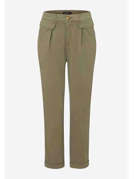 More & More Spodnie w kolorze khaki rozmiar: 42. Brązowe spodnie materiałowe damskie MORE & MORE, bez wzorów, z materiału. Za 100.52 zł.