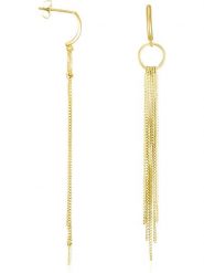 OR ÉCLAT Złote kolczyki-wkrętki "Cascade" rozmiar: onesize. Żółte kolczyki damskie Or Éclat, złote. Za 1,261.99 zł.