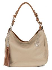 Lia Biassoni Skórzana torebka "Garga" w kolorze beżowym - 36 x 26 x 10 cm rozmiar: onesize. Brązowe torebki klasyczne damskie Lia Biassoni, bez wzorów, z materiału, bez dodatków. Za 304.99 zł.