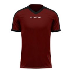 Koszulka piłkarska dla dorosłych Givova Revolution Interlock. Brązowe bluzki damskie Givova, xs, bez wzorów, bez kołnierzyka. Za 122.99 zł.
