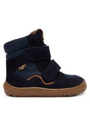 Froddo Kozaki Barefoot Tex Winter Tl G3160247-T M Granatowy. Niebieskie buty zimowe chłopięce Froddo, ze skóry, bez zapięcia. Za 329.99 zł.