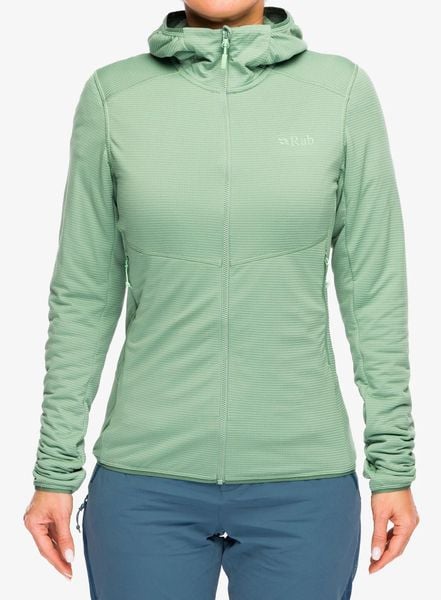 Bluza rozpinana damska Rab Evolute Hoody. Zielone bluzy z kapturem damskie RAB, l, z materiału. Za 500.49 zł.