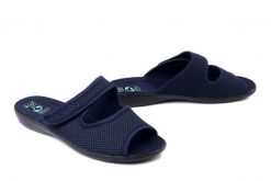 ADANEX 30261 DIK7VD granatowy, kapcie damskie. Niebieskie kapcie damskie Adanex. Za 71.39 zł.