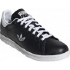 Czarne Buty adidas Originals Stan Smith M BD7452. Czarne buty sportowe na co dzień męskie Adidas, z gumy, bez zapięcia. W wyprzedaży za 439.00 zł.
