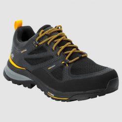 Buty trekkingowe męskie Jack Wolfskin Force Striker Texapore Low. Czarne buty trekkingowe męskie Jack Wolfskin, z materiału, bez zapięcia, trekkingowe. Za 822.00 zł.