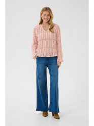 Cream Bluzka w kolorze jasnoróżowym rozmiar: 38. Różowe bluzki damskie Cream, bez wzorów, bez kołnierzyka, bez ramiączek. Za 104.89 zł.