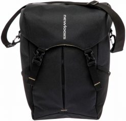 Torba na bagażnik „Sports”, czarna. Czarne torby męskie na ramię NEW LOOXS, bez wzorów, z materiału, na ramię, małe. Za 366.49 zł.