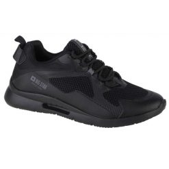 Buty Big Star Shoes W LL274372 czarne. Czarne buty sportowe na co dzień damskie bez wzorów, z gumy. Za 309.65 zł.