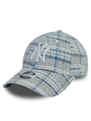 New Era Czapka z daszkiem New York Yankees Tweed 9Forty 60595381 Niebieski. Niebieskie czapki z daszkiem damskie New Era, bez wzorów, z materiału. Za 99.99 zł.