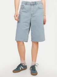 JJXX Szorty jeansowe Eda 12253067 Niebieski Wide Leg. Niebieskie szorty damskie JJXX, bez wzorów, z bawełny. Za 189.99 zł.