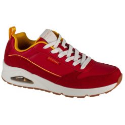 Buty sportowe Sneakersy męskie, Uno - Victory Pack. Czerwone buty sportowe na co dzień męskie Skechers, bez zapięcia, trekkingowe. Za 339.99 zł.