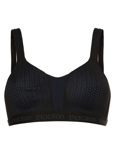 Triumph biustonosz sportowy Kobiety czarny, 75C. Czarne biustonosze sportowe damskie Triumph, bez wzorów. Za 209.95 zł.