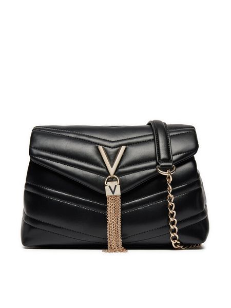 Valentino Torebka Privilege VBS8DN10 Czarny. Czarne torebki klasyczne damskie Valentino, bez wzorów, ze skóry, bez dodatków. Za 489.99 zł.