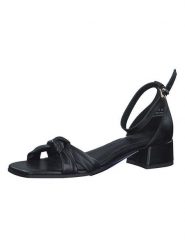 Marco Tozzi Sandały w kolorze czarnym rozmiar: 42. Czarne sandały damskie Marco Tozzi, bez wzorów, bez obcasa, na koturnie. Za 106.95 zł.