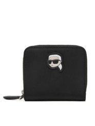 KARL LAGERFELD Portfel A1W32078 Czarny. Czarne portfele damskie Karl Lagerfeld, bez wzorów, ze skóry. Za 289.99 zł.