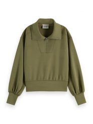 Scotch & Soda Bluza w kolorze khaki rozmiar: L. Brązowe bluzy bez kaptura damskie Scotch & Soda, l. Za 175.67 zł.