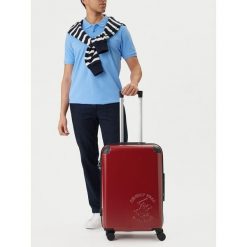 Walizka średnia Beverly Hills Polo Club. Czerwone walizki Beverly Hills Polo Club, bez wzorów, średnie. Za 359.99 zł.