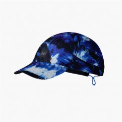 Czapka z daszkiem BUFF PACK SPEED CAP. Niebieskie czapki męskie Buff, bez wzorów, sportowe. W wyprzedaży za 127.43 zł.