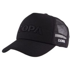Czapka Dla Dorosłych - Logo Czarne 3D - Czarna. Czarne czapki męskie COPA FOOTBALL, bez wzorów. Za 127.06 zł.