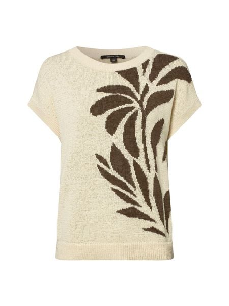 Comma Sweter Kobiety beżowy, 34. Brązowe swetry klasyczne damskie Comma, uniwersalny, z bawełny, bez kołnierzyka. Za 279.95 zł.