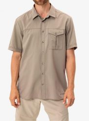 Koszula turystyczna męska Vaude Rosemoor Shirt II. Brązowe koszule męskie Vaude, m, bez wzorów, z materiału, bez kołnierzyka, bez ramiączek. Za 235.39 zł.