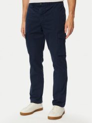 Tommy Hilfiger Spodnie cargo Denton MW0MW39695 Granatowy Cargo Fit. Niebieskie spodnie materiałowe męskie Tommy Hilfiger, bez wzorów, z bawełny. Za 489.99 zł.