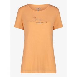 Koszulka z nadrukiem damska CMP Soraka T-Shirt. Brązowe bluzki sportowe damskie CMP, bez wzorów, bez ramiączek. Za 151.99 zł.