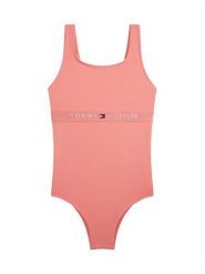 Tommy Hilfiger Strój kąpielowy UG0UG00822 Różowy. Czerwone stroje kąpielowe dziewczęce Tommy Hilfiger, bez wzorów, z syntetyku. Za 249.99 zł.