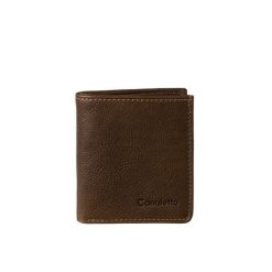Portfel skórzany męski brązowy Canaletto PM1031s232. Brązowe portfele męskie bez wzorów, ze skóry. Za 115.00 zł.
