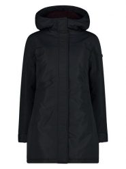 CMP Parka w kolorze czarnym rozmiar: 36. Czarne parki damskie CMP, bez wzorów, z tkaniny. Za 257.59 zł.