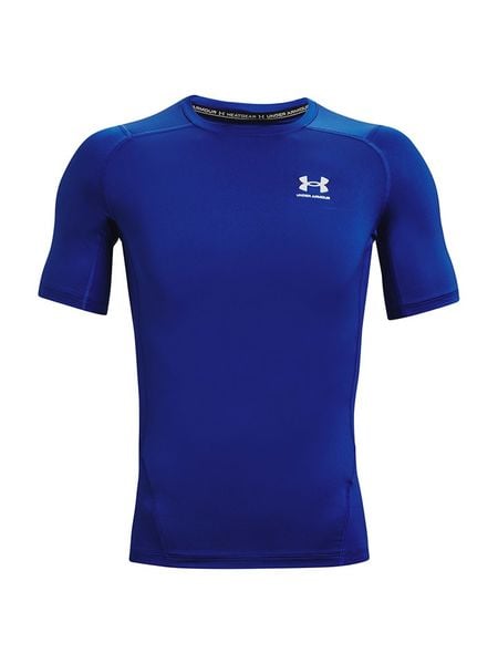 Under Armour Koszulka sportowa w kolorze granatowym rozmiar: XL. Niebieskie t-shirty sportowe męskie Under Armour, xl, z materiału, bez ramiączek, outdoorowe. Za 87.40 zł.