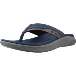 Sandały SKECHERS 205362S Niebieski. Niebieskie sandały męskie Skechers, z syntetyku, bez zapięcia. Za 132.99 zł.