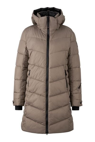Płaszcz ocieplany damski BOGNER FIRE+ICE Aenny 3. Brązowe płaszcze damskie na zimę, l, bez wzorów, z materiału. Za 2,149.00 zł.