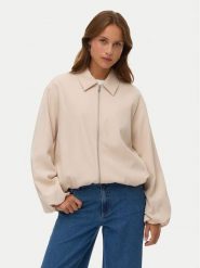 Vero Moda Kurtka przejściowa Nova 10339008 Beżowy Relaxed Fit. Brązowe kurtki damskie Vero Moda, s, bez wzorów, z syntetyku, bez kaptura. Za 259.99 zł.