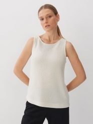 Someday Top w kolorze kremowym rozmiar: 40. Brązowe topy damskie Someday, bez wzorów, bez kołnierzyka. Za 109.95 zł.