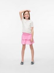 Vero Moda Girl Koszulka w kolorze białym rozmiar: 146/152. Białe koszulki dziewczęce Vero Moda Girl, bez wzorów, bez ramiączek. Za 29.05 zł.