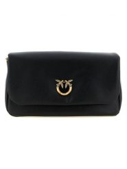 Pinko Skórzana torebka w kolorze czarnym - 31 x 17 x 10 cm rozmiar: onesize. Czarne torebki klasyczne damskie Pinko, bez wzorów, z materiału, bez dodatków. Za 1,130.68 zł.