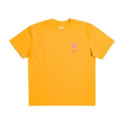 Koszulka sportowa męska RVCA Lost Island. Żółte t-shirty sportowe męskie RVCA, m, z bawełny, bez ramiączek. Za 92.00 zł.