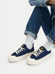 G-Star Raw Trampki CEO-GST01 Granatowy. Niebieskie trampki i tenisówki damskie G-Star, bez wzorów, z materiału. Za 143.99 zł.