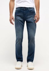 MUSTANG Vegas Slim Męskie Spodnie Jeansowe Denim Blue 1013231 5000 783. Niebieskie spodnie materiałowe męskie Mustang, bez wzorów, z denimu. Za 229.99 zł.