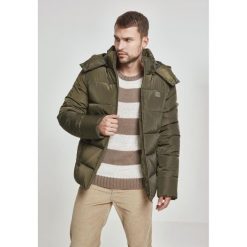 Parka Urban Classic hooded. Zielone parki męskie Urban Classics, na zimę, m, bez wzorów. Za 345.50 zł.
