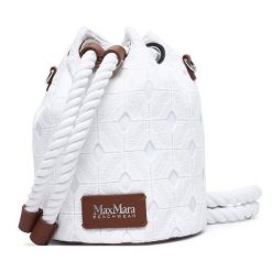 Torebka Max Mara. Białe torebki klasyczne damskie Max Mara, bez wzorów, bez dodatków. Za 739.99 zł.