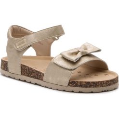 Sandały NELLI BLU CM8009-21. Niebieskie sandały dziewczęce Nelli Blu, ze skóry ekologicznej, bez zapięcia. Za 59.99 zł.